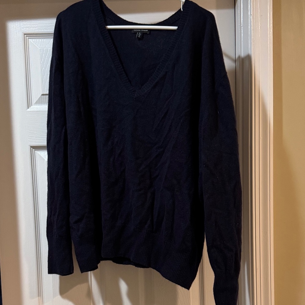 Universal Standard cashmere V-Neck Sweater